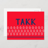 ノルウェーのありがとう ポストカード (正面/裏面)
