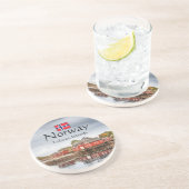 ノルウェーのお土産 コースター (側面)