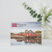 ノルウェーのお土産 ポストカード (スタンド正面)