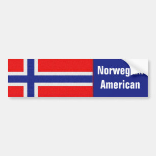 ノルウェーのアメリカ人 バンパーステッカー