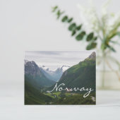 ノルウェーのイェルバレー文字葉書 ポストカード (スタンド正面)