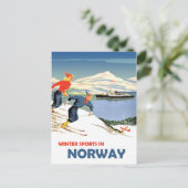 ノルウェーのウィンタースポーツ ポストカード (スタンド正面)