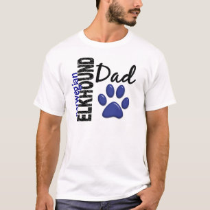 ノルウェーのエルクハウンドのパパ2 Tシャツ