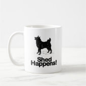 ノルウェーのエルクハウンド コーヒーマグカップ (左)