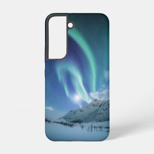 ノルウェーのオーロラ SAMSUNG GALAXYケース (裏面)