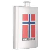 ノルウェーのカスタムな飲み物のフラスコのギフトのノルウェーの旗 フラスク (右)