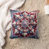 ノルウェーのカラーとモージョピローデザイン クッション (ブランケット)