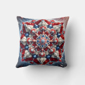 ノルウェーのカラーとモージョピローデザイン クッション (裏面)