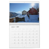 ノルウェーのカレンダー2017年のBalestrand カレンダー (1月 2027)