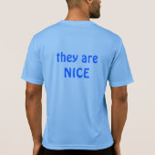 ノルウェーのカーリングパンツ Tシャツ (裏面)