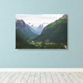 ノルウェーのキャンバスにイェルバレー キャンバスプリント (インサイチュ (ウッドフロア))