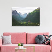 ノルウェーのキャンバスにイェルバレー キャンバスプリント (インサイチュ (リビング))