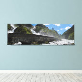 ノルウェーのキャンバスにラテフォッセンの滝 キャンバスプリント (インサイチュ (ウッドフロア))