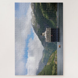 ノルウェーのギランゲルフィヨルドでのクルーズ船 ジグソーパズル