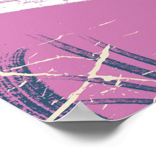 ノルウェーのクジラのヴィンテージ旅行ポスター ポスター (角)