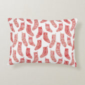 ノルウェーのクリスマスストッキングパターン アクセントクッション (裏面)