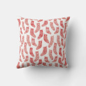 ノルウェーのクリスマスストッキングパターン クッション (裏面)