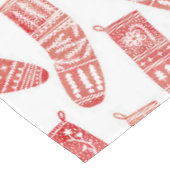 ノルウェーのクリスマスストッキングパターン テーブルクロス (アングル)