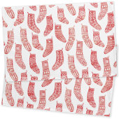 ノルウェーのクリスマスストッキングパターン 枕カバー