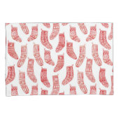 ノルウェーのクリスマスストッキングパターン 枕カバー (正面右)