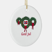 ノルウェーのクリスマス2 セラミックオーナメント (右)