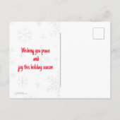 ノルウェーのクリスマス ポストカード (裏面)