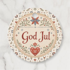 ノルウェーのクリスマス、God Jul フェイバータグ