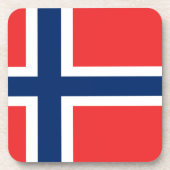 ノルウェーのコルクのコースターの旗 コースター (正面)