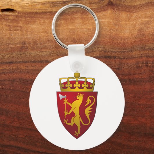 ノルウェーのコート・オブ・アームズ キーホルダー (正面)