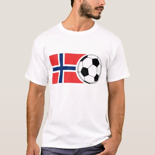 ノルウェーのサッカー Tシャツ (正面)