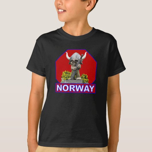 ノルウェーのシャツ – スタイルとカラーを選択 Tシャツ (正面)