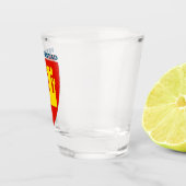 ノルウェーのショートガラス、フレドリックスタッドの紋章 ショットグラス (右)