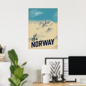 ノルウェーのスキー ポスター (ホームオフィス)