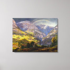 ノルウェーのスターハイムの見解（ヨーハン・クリスチャン・ダール） キャンバスプリント