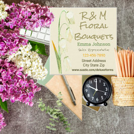 ノルウェーのセージ垂れライリー スクエア名刺