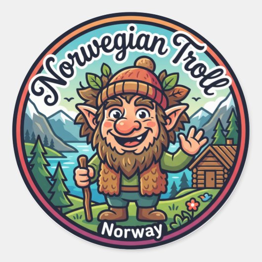 ノルウェーのトロル民話 ラウンドシール (正面)