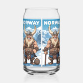 ノルウェーのトロル ガラス缶 (正面)