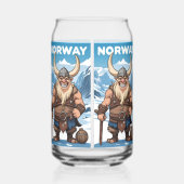 ノルウェーのトロル ガラス缶 (右)