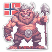 ノルウェーのトロル シール (正面)