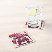 ノルウェーのトロル スクエアペーパーコースター (インサイチュ)