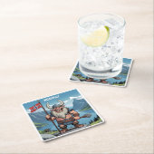 ノルウェーのトロル スクエアペーパーコースター (インサイチュ)