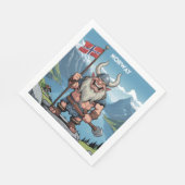 ノルウェーのトロル スタンダードランチョンナプキン (角)