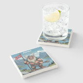 ノルウェーのトロル ストーンコースター (横)