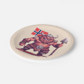 ノルウェーのトロル ペーパープレート (アングル)