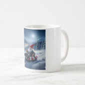 ノルウェーのニッセのそり遊び コーヒーマグ コーヒーマグカップ (正面右)