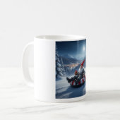 ノルウェーのニッセのそり遊び コーヒーマグ コーヒーマグカップ (正面左)