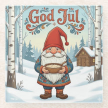 ノルウェーのニッセ God Jul クリスマスコースター