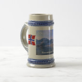 ノルウェーのノルウェーの旅行 ビールジョッキ (正面左)