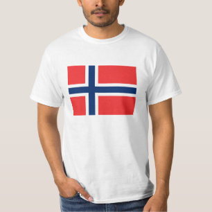 ノルウェーのノルウェー国旗のTシャツ Tシャツ