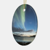 ノルウェーのノーザンライト セラミックオーナメント (左)